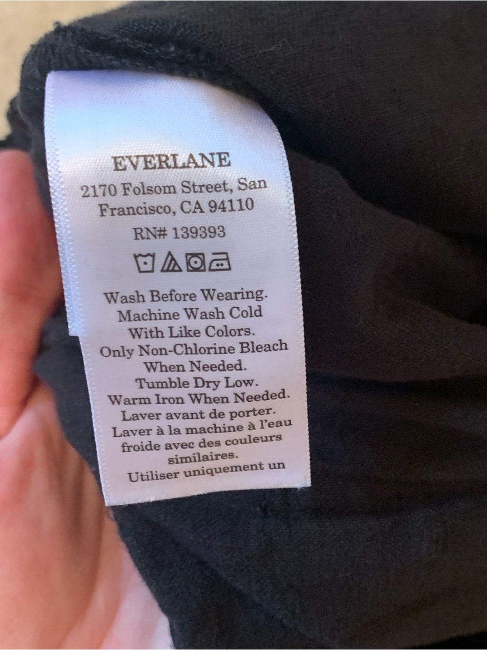Everlane The Linen Easy Pant in Black - Picture 4 of 8